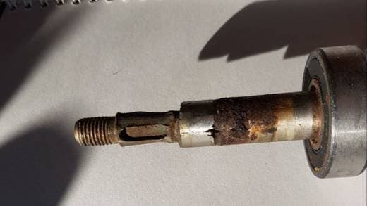 коррозия вала ротора